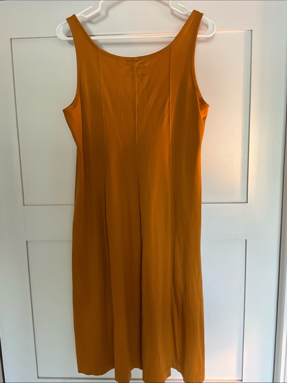 Everlane Sleeveless Midi Dress in Gold - Picture 4 of 7